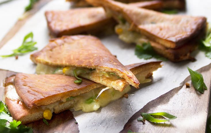 Quesadilla med cheddarost - Hönökaka - Recept | Pågen